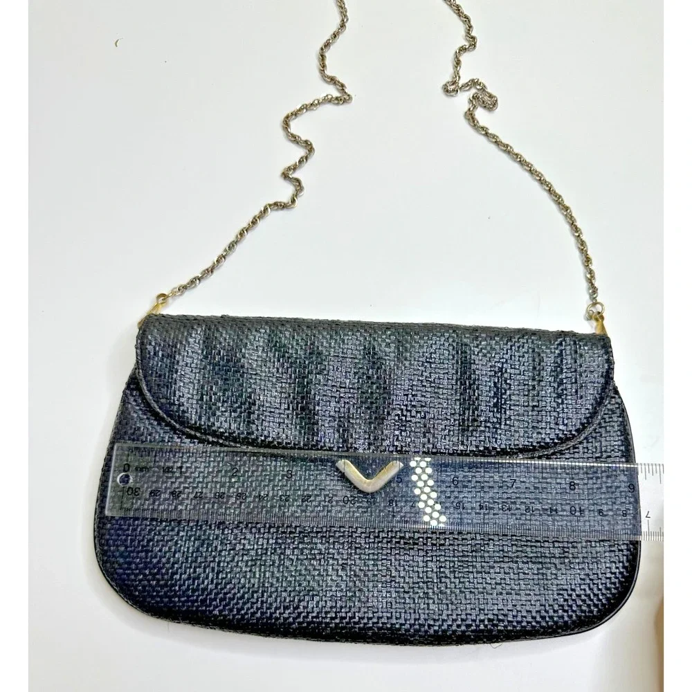 Koret Weave Purse Chain Strap Dressy Clutch Artbag Creations New‎ York